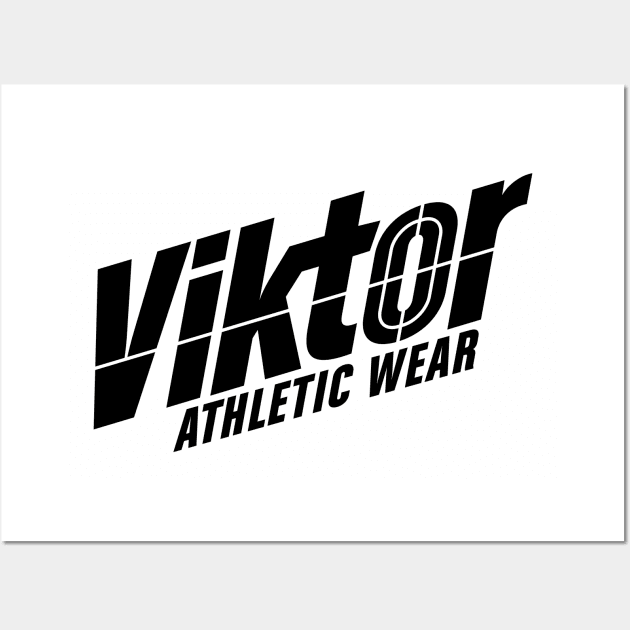 Viktor (Dark) Paladins Champion Logo Wall Art by dcmjs